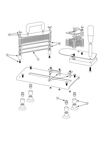 Pièces détachées pour Coupe-tomates PM Compact Pro inox rondelles 5,5 mm 