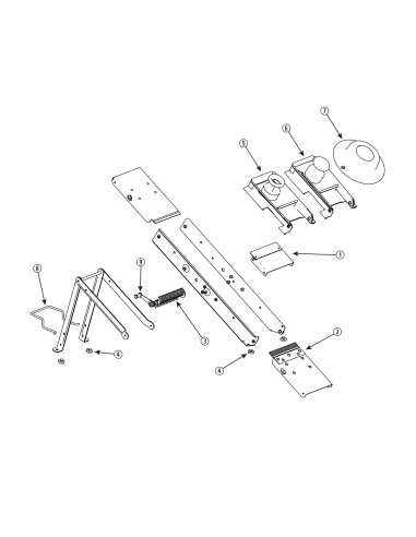 Pièces détachées pour Mandoline inox professionnelle avec chariot universel - 3 & 10 mm 