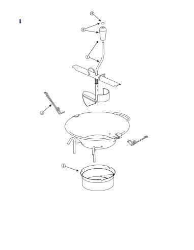 Pièces détachées pour Moulin inox professionnel n°5 avec grille 3 mm 