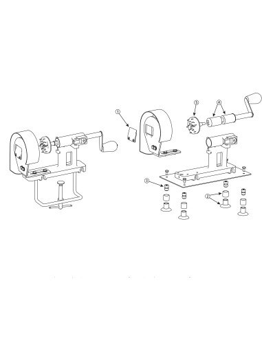 Pièces détachées pour Spiral Frit'n Chips - Fixation serre-joint 