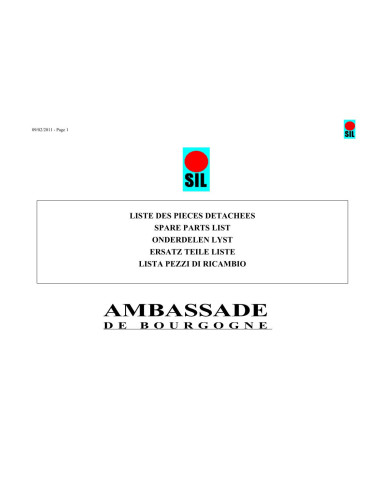 Pièces détachées AMBASSADE CME610SRK Annee 0 - AMBASSADE CME610SRK - Annee 0 - Ambassade