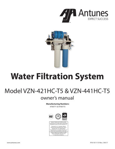 Pièces détachées ANTUNES VZN-421HC-T5 - ANTUNES VZN-421HC-T5 - Antunes