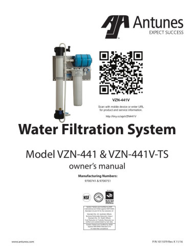 Pièces détachées ANTUNES VZN-441V - ANTUNES VZN-441V - Antunes