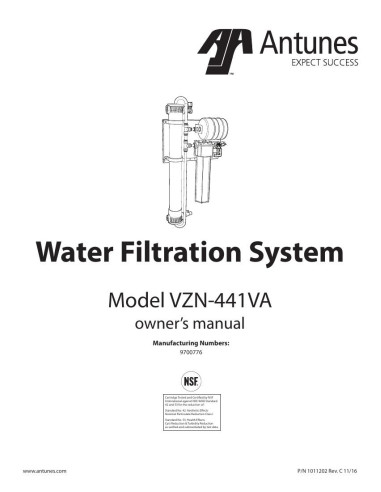 Pièces détachées ANTUNES VZN-441VA - ANTUNES VZN-441VA - Antunes