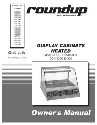 Pièces détachées ANTUNES DCH-120 - ANTUNES DCH-120 - Antunes