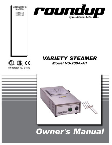 Pièces détachées ANTUNES VS-200A-A1 - ANTUNES VS-200A-A1 - Antunes