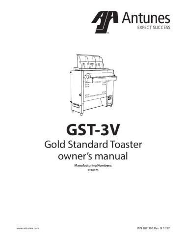 Pièces détachées ANTUNES GST-3V - ANTUNES GST-3V - Antunes