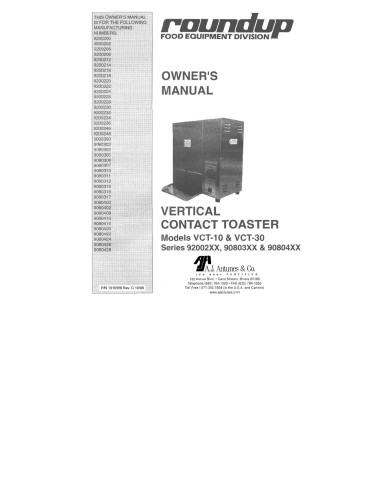 Pièces détachées ANTUNES VCT-10 - ANTUNES VCT-10 - Antunes