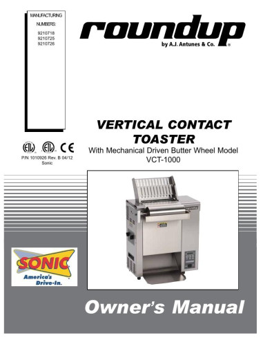 Pièces détachées ANTUNES VCT-1000SONIC - ANTUNES VCT-1000SONIC - Antunes