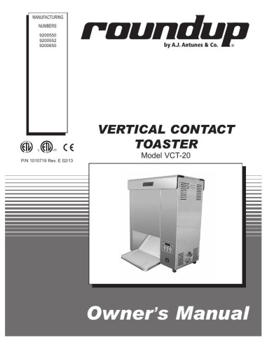 Pièces détachées ANTUNES VCT-20-Deluxe - ANTUNES VCT-20-Deluxe - Antunes