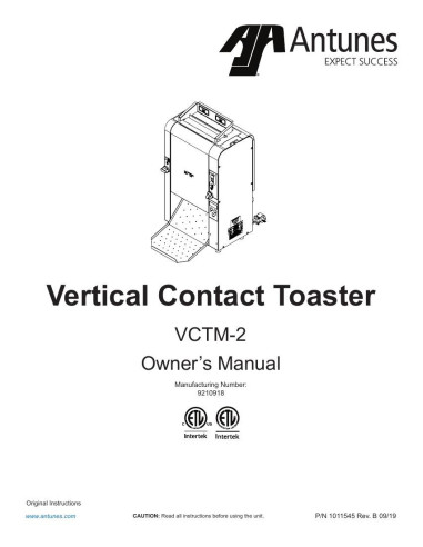 Pièces détachées ANTUNES VCTM-2 - ANTUNES VCTM-2 - Antunes