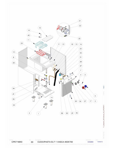 Pièces détachées DESCO CPE71MX0 Annee 2012 - DESCO CPE71MX0 - Annee 2012 - Desco