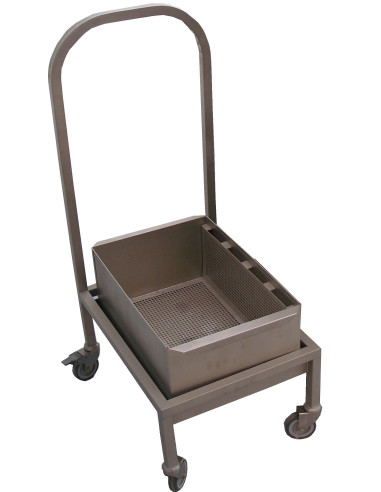 Chariot Mobile+Bac Filtre-Epluch. 25Kg - MTFT25 - 8FRJ653302 - Dito Sama