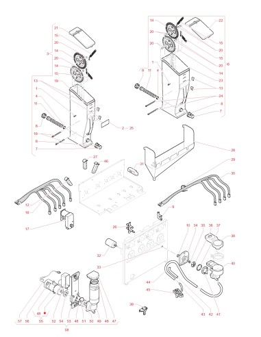 Pièces détachées Opera Fresh Brew - 230 50Hz - Moteur doseur de poudres - 8 - C4365X00 - Necta 