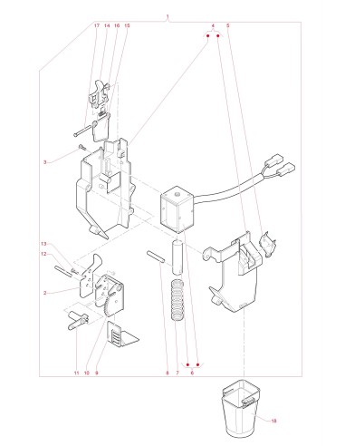 Pièces détachées Concerto - Doseur variable - 10 - C3705X01 - Necta 