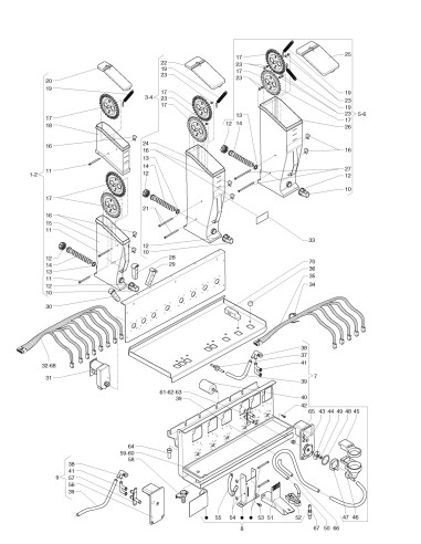 Pièces détachées Canto Espresso - Instant   -   220V - 50Hz - Moteur doseur de poudres - 9 - C3325X02 - Necta 