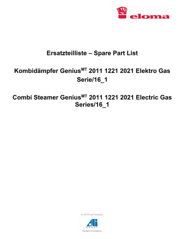 Pièces détachées ELOMA GeniusMT-2011-Elektro (202004-) Annee 202004- - ELOMA GeniusMT-2011-Elektro (202004-) - Annee 202004- - E