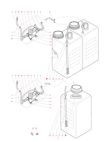 Pièces détachées Canto Fresh Brew - Espresso Fresh Brew - 230V 50Hz - Kits distributeur automatique - 15 - C3405X02 - Necta 