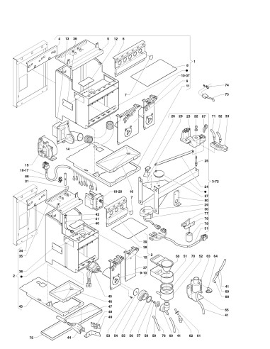 Pièces détachées Astro - Espresso - Instant - 220 Volt - 50 Hz - Moteur doseur de poudres et buses - 10 - C206X03 - Necta 