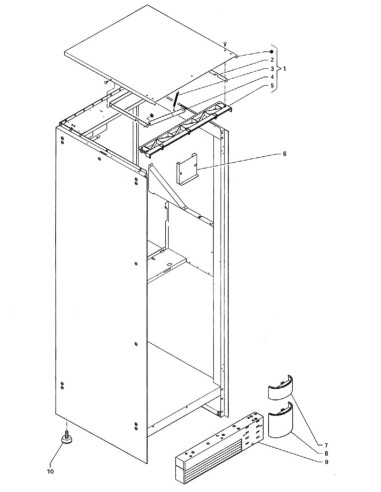 Pièces détachées Kikko C-I - Châssis - 3 - C184X00 - Necta 