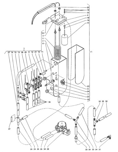 Pièces détachées Kikko C-I - Circuit hydraulique Instant - 11 - C184X00 - Necta 