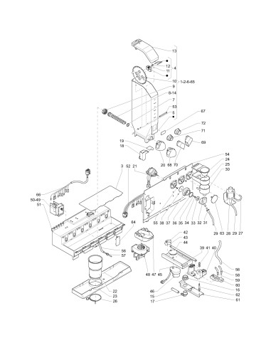 Pièces détachées Kikko Te' Espresso - Te' Espresso - 220 Volt - 50 Hz - Moteur doseur de poudres - 8 - C226X00 - Necta 