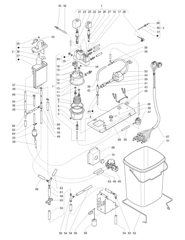 Pièces détachées Kikko Max Espresso - 120V 60Hz - Circuit hydraulique - 5 - C286X01 - Necta 