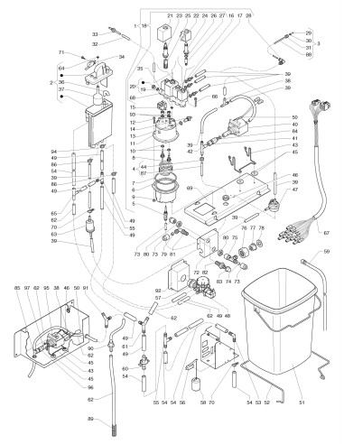 Pièces détachées Kikko Max Espresso - Instant - 120V 60Hz - Circuit hydraulique - 5 - C3095X02 - Necta 