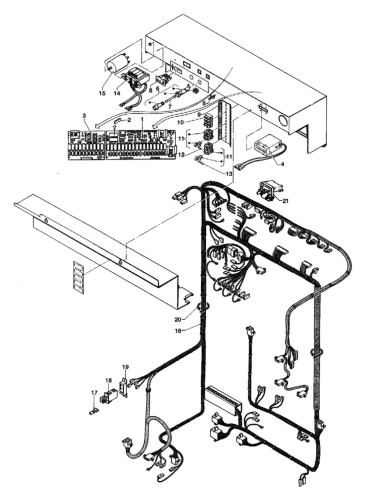 Pièces détachées Spazio Nestle' - Instant - 220 Volt - 50 Hz - Circuit électrique - 4 - C145X00 - Necta 