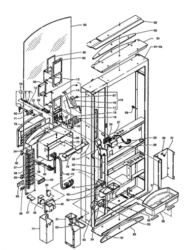 Pièces détachées Cb - Versione 550 - 220 Volt - 50 Hz - Porte - 1 - C174X00 - Wittenborg 