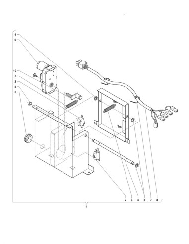 Pièces détachées Sm - Versione 700 - 220 Volt - 50 Hz - Verrouillage pour zone de prélèvement - 3 - C222X00 - Wittenborg 