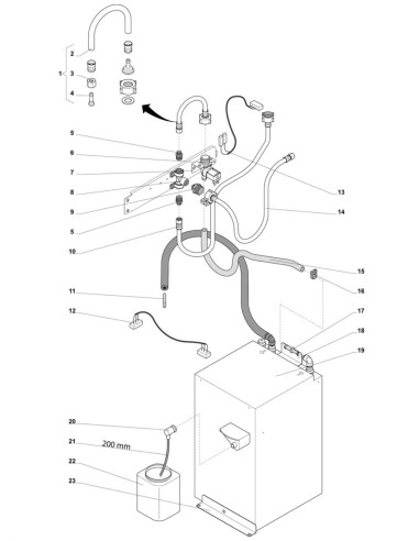 Pièces détachées  - Groupe de froid sans Co2 - 1 - K019X00 - Wittenborg 