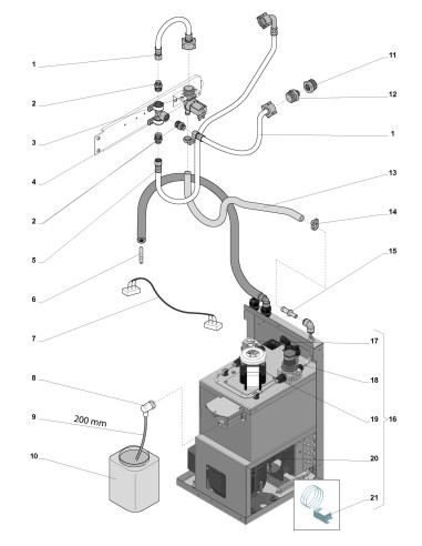 Pièces détachées  - Groupe de froid sans Co2 - 1 - K012X00 - Wittenborg 