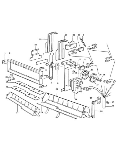 Pièces détachées Ev 370 - 220 Volt - 60 Hz - Groupe distribution - 6 - C108X0 - Necta 