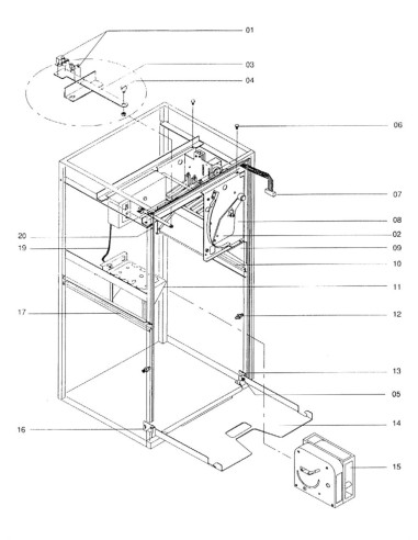 Pièces détachées Fr 855 - 220 Volt - 50 Hz - Châssis "style Hyperion" - 4 - C093X0 - Necta 