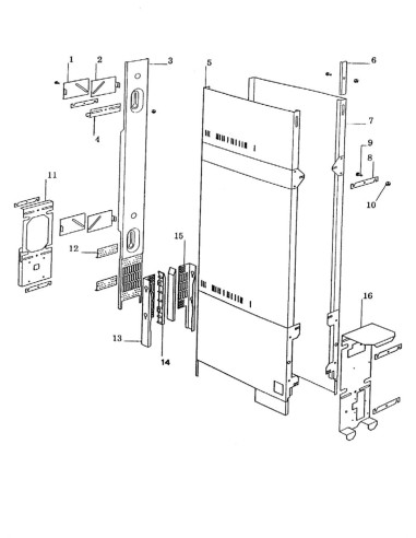 Pièces détachées Em 230 - 220 Volt - 60 Hz - Module flexible - 5 - C117X0 - Necta 