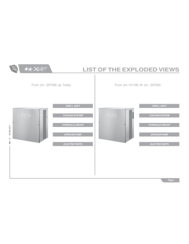 Pièces détachées BREMA VM500 Annee 2011 - BREMA VM500 - Annee 2011 - Brema