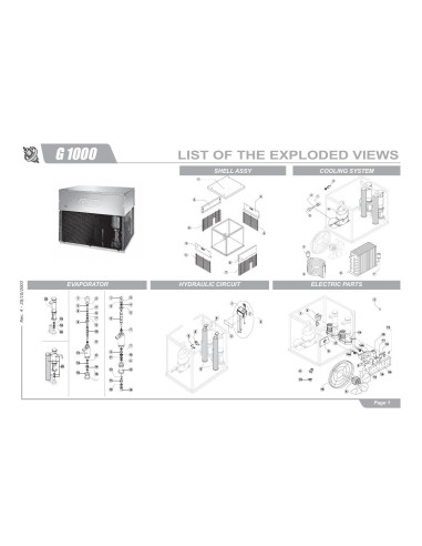 Pièces détachées BREMA G1000 Annee 2003 - BREMA G1000 - Annee 2003 - Brema