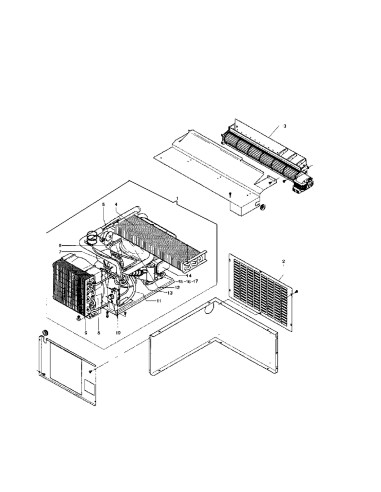 Pièces détachées Vm 130 - 220 Volt - 50 Hz - Ensemble réfrigérant - 5 - C098X2 - Necta 