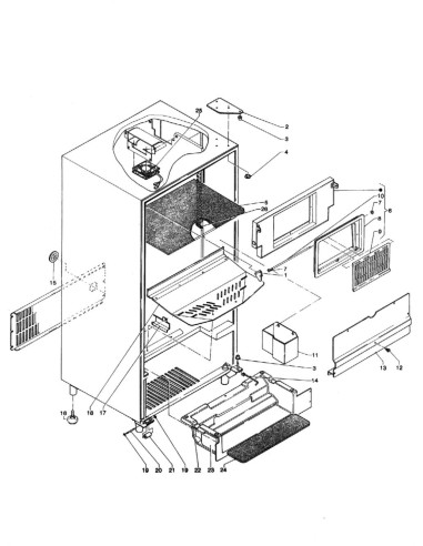 Pièces détachées Dual 850 - Châssis - 3 - C101X0 - Necta 