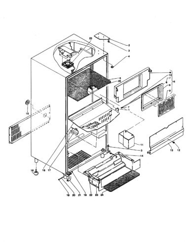 Pièces détachées Dual 850 - Châssis - 3 - C101X1 - Necta 