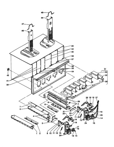 Pièces détachées Dual 850 - Chariot - 7 - C101X1 - Necta 