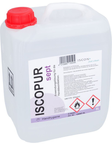 Detergent Mains Iscopur Bidon 5 Litres - Iscon - LF3092373 - Iscon