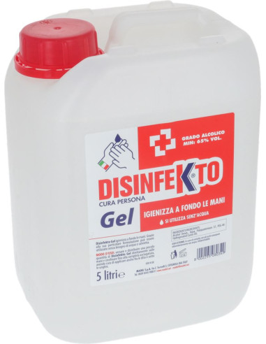 Gel Desinfectant Mains 5 L Professionel -  Madel - LF3092370 -  Madel