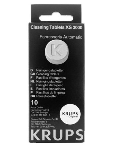 Pastille De Detergent Krups Xs3000 - 10 Pcs Xs300010 - EPGC - LF5206739 - EPGC