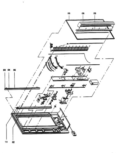 Pièces détachées Variovend 2000 - Porte - Côté intérieur - 7 - C090X0 - Necta 