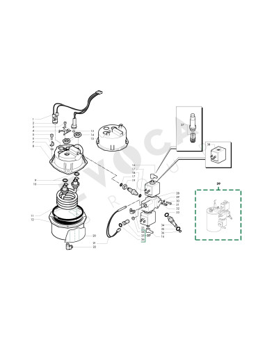 Pièces détachées Idea Duo - PR IDEA DUO  - 7 - E19022 - SAECO 