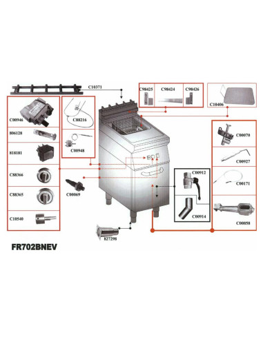 Pièces détachées EMMEPI FR702BNEV Annee 0 - EMMEPI FR702BNEV - Annee 0 - Emmepi