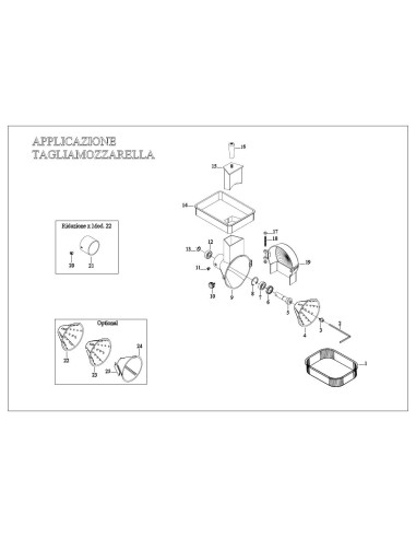 Pièces détachées FAMA APPLICAZIONE TAGLIAMOZZARELLA Annee 2011 - FAMA APPLICAZIONE TAGLIAMOZZARELLA - Annee 2011 - Fama