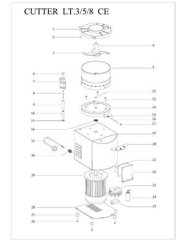 Pièces détachées FAMA CUTTER LT.3-5-8 Annee 0 - FAMA CUTTER LT.3-5-8 - Annee 0 - Fama